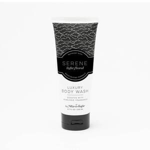 NEW MIXOLOGIE luxury body wash/shower gel - serene (light floral) scent in black